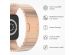 Selencia Bracelet à maillons en acier inoxydable Apple Watch Series 1-9 / SE - 38/40/41 mm / Series 10 - 42 mm - Rose Dorée