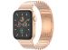 Selencia Bracelet à maillons en acier inoxydable Apple Watch Series 1-9 / SE - 38/40/41 mm / Series 10 - 42 mm - Rose Dorée