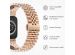 Selencia Bracelet Metallique Jubilee pour l'Apple Watch Series 1-9 / SE - 38/40/41 mm / Series 10 - 42 mm - Rose Dorée