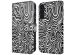 imoshion Étui de téléphone portefeuille Design Samsung Galaxy A35 - Black And White