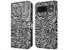 imoshion Étui de téléphone portefeuille Design Google Pixel 8a - Black And White