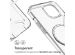 iMoshion Coque MagSafe avec cordon amovible iPhone 12 (Pro) - Transparent