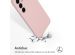 Accezz Coque Liquid Silicone Samsung Galaxy S24 Plus - Rose