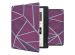 imoshion Design Slim Hard Case Sleepcover Kobo Elipsa 2E - Bordeaux Graphic