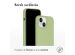 Accezz Coque Liquid Silicone iPhone 15 - Vert
