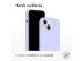 Accezz Coque Liquid Silicone iPhone 15 - Violet