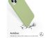 Accezz Coque Liquid Silicone iPhone 15 Plus - Vert