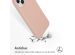 Accezz Coque Liquid Silicone iPhone 15 Plus - Rose