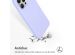 Accezz Coque Liquid Silicone iPhone 15 Pro Max - Violet