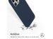 Accezz Coque Liquid Silicone iPhone 15 Pro Max - Bleu foncé