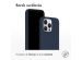 Accezz Coque Liquid Silicone iPhone 15 Pro Max - Bleu foncé