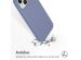 Accezz Coque Liquid Silicone avec MagSafe iPhone 15 - Lavender Grey