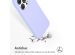 Accezz Coque Liquid Silicone avec MagSafe iPhone 15 Pro - Violet