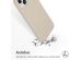Accezz Coque Liquid Silicone avec MagSafe iPhone 15 Plus - Stone