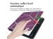 iMoshion Design Slim Hard Sleepcover avec support Kobo Sage / Tolino Epos 3 - Bordeaux Graphic