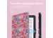 imoshion Design Slim Hard Sleepcover Kobo Clara 2E / Tolino Shine 4 - Flower Watercolor