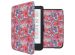 imoshion Design Slim Hard Sleepcover Kobo Clara 2E / Tolino Shine 4 - Flower Watercolor