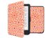 imoshion Design Slim Hard Sleepcover Kobo Clara 2E / Tolino Shine 4 - Orange Flowers Connect