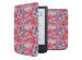 imoshion Design Slim Hard Sleepcover Pocketbook Touch Lux 5 / HD 3 / Basic Lux 4 / Vivlio Lux 5 - Flower Watercolor