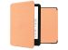 imoshion Étui de liseuse portefeuille Canvas Sleepcover Amazon Kindle (2022) 11th gen - Peach