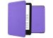 imoshion Étui de liseuse portefeuille Canvas Sleepcover Amazon Kindle (2022) 11th gen - Violet