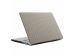 Selencia Coque tissée MacBook Air 13 pouces (2018-2020) - A1932 / A2179 / A2337 - Taupe