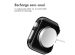 imoshion Coque rigide brillante à couverture complète pour Apple Watch Series 1 / 2 / 3 - 38 mm - Noir