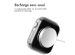 imoshion Coque rigide brillante à couverture complète pour Apple Watch Series 4 / 5 / 6 / SE - 40 mm - Transparent