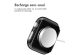 imoshion Coque rigide brillante à couverture complète pour Apple Watch Series 7 / 8 / 9 - 41 mm - Noir