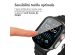 imoshion Coque rigide brillante à couverture complète pour Apple Watch Ultra / Ultra 2 - 49 mm - Noir