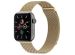 imoshion Bracelet magnétique milanais Apple Watch Series 1-9 / SE - 38/40/41 mm / Series 10 - 42 mm - Taille S - Champagne