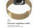 imoshion Bracelet magnétique milanais Apple Watch Series 1-9 / SE - 38/40/41 mm / Series 10 - 42 mm - Taille M - Champagne