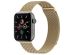 imoshion Bracelet magnétique milanais Apple Watch Series 1-9 / SE - 38/40/41 mm / Series 10 - 42 mm - Taille M - Champagne