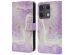 imoshion Étui de téléphone portefeuille Design Xiaomi Redmi Note 13 Pro (5G) / Poco X6 - Purple Marble