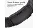 Accezz Bracelet en acier Titane mat pour l'Apple Watch Series 1-9 / SE - 38/40/41 mm - Noir