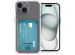 imoshion Coque silicone avec support de passe iPhone 15 - Transparent