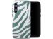 Selencia Coque arrière Vivid Samsung Galaxy S23 FE - Colorful Zebra Pine Blue
