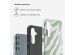 Selencia Coque arrière Vivid Samsung Galaxy S23 FE - Colorful Zebra Sage Green