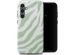 Selencia Coque arrière Vivid Samsung Galaxy S23 FE - Colorful Zebra Sage Green