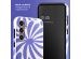 Selencia Coque arrière Vivid Samsung Galaxy S23 FE - Modern Bloom Sapphire Blue
