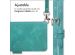 imoshion Etui de téléphone portefeuille avec cordon Samsung Galaxy A34 (5G) - Turquoise