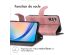 imoshion Etui de téléphone portefeuille avec cordon Samsung Galaxy A34 (5G) - Rose