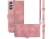 imoshion Etui de téléphone portefeuille avec cordon Samsung Galaxy A34 (5G) - Rose