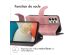 imoshion Etui de téléphone portefeuille avec cordon Samsung Galaxy A53 - Rose