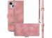 imoshion Etui de téléphone portefeuille avec cordon iPhone 14 - Rose