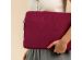 Selencia Pochette ordinateur Corduroy 13-14 pouces - Dark Rose