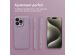 imoshion Coque Couleur avec MagSafe iPhone 15 Pro Max - Violet