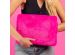 imoshion Pochette ordinateur Fluffy 15-16 pouces - Hot Pink