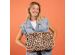 imoshion Pochette ordinateur Fluffy 15-16 pouces - Leopard Orange