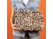 imoshion Pochette ordinateur Fluffy 15-16 pouces - Leopard Orange